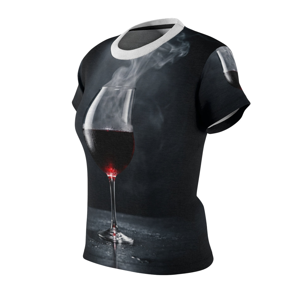 Women's Cut & Sew Tee - Noir Wine | Echovira Gallery