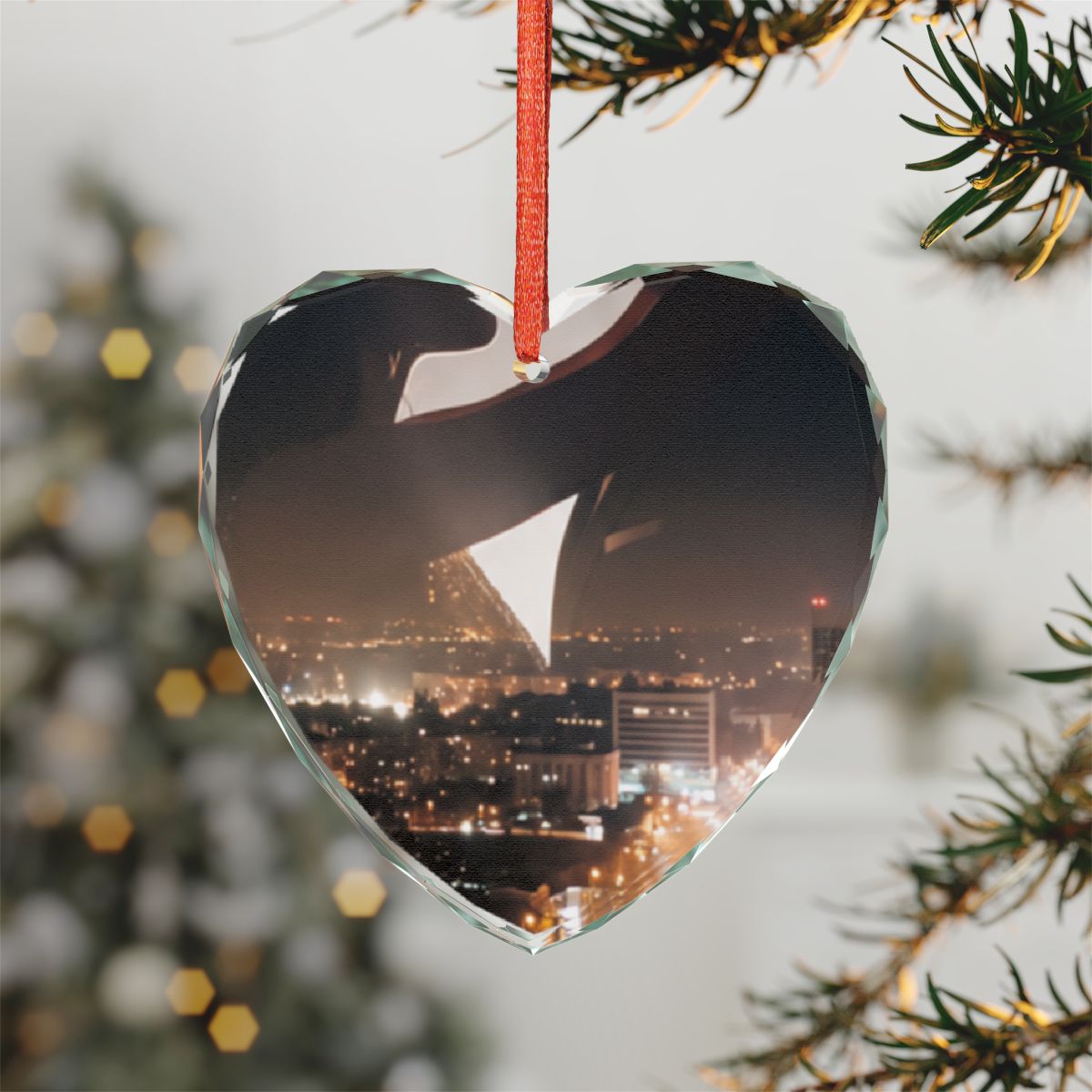 Crystal Glass Ornament - Metropolitan Twilight | Echovira...