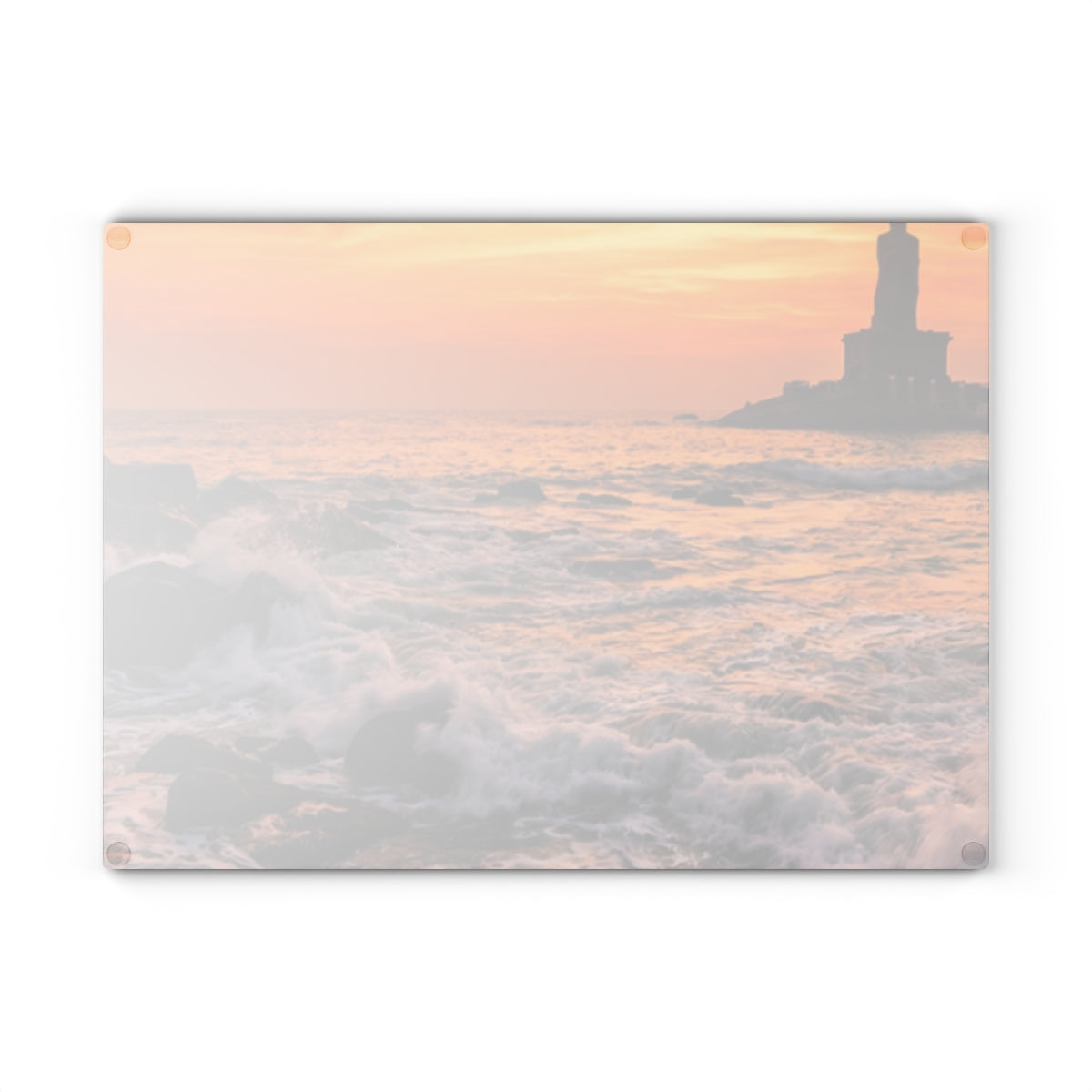 Glass Cutting Board - Ocean Sunrise
