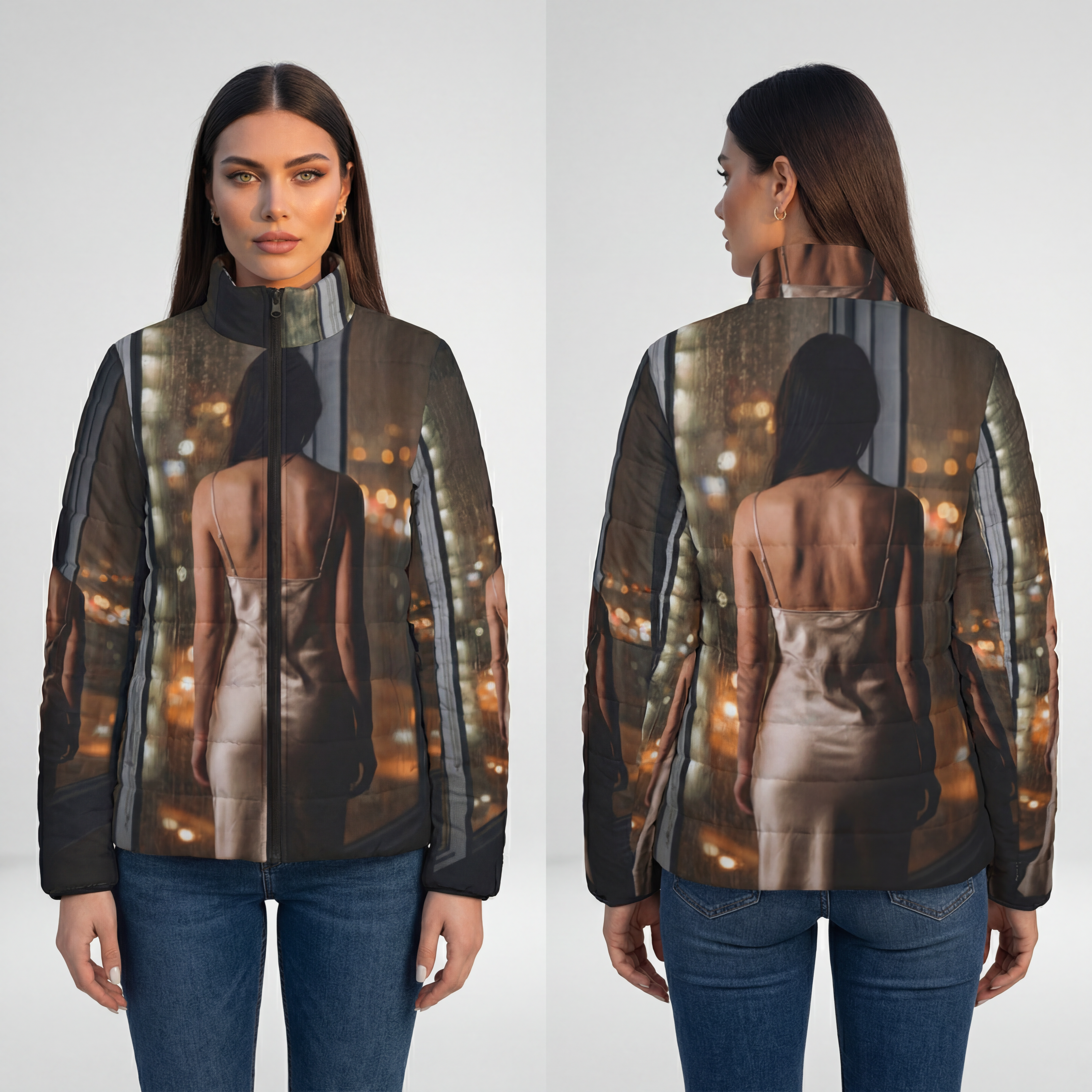 Women's Puffer Jacket - City Cold Vibe