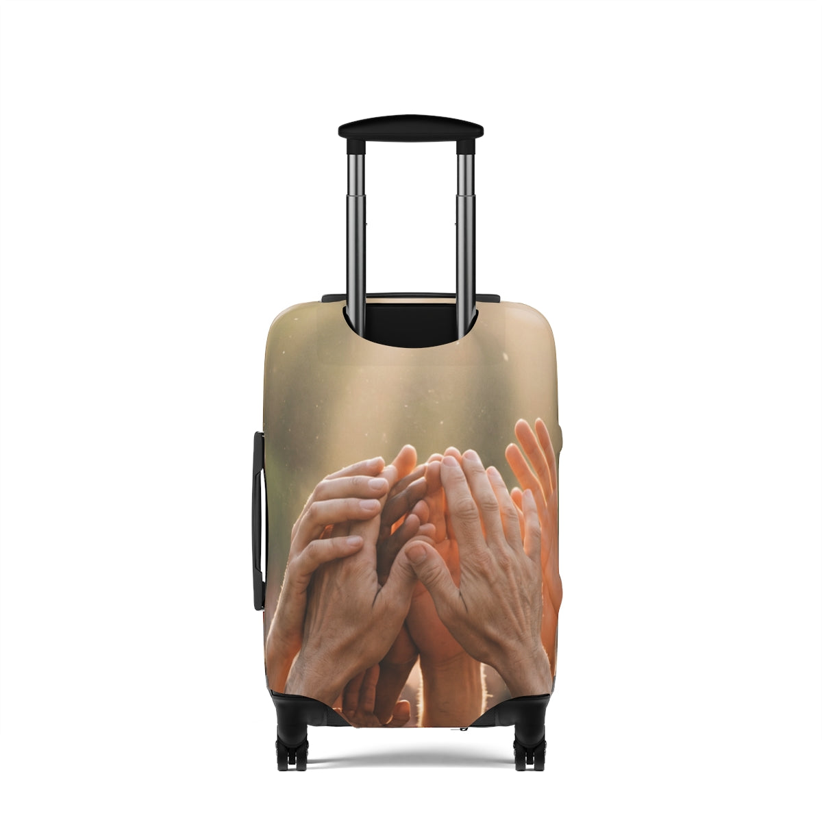 Luggage Cover - Golden Rays of Unity Wall Art | Echovira...