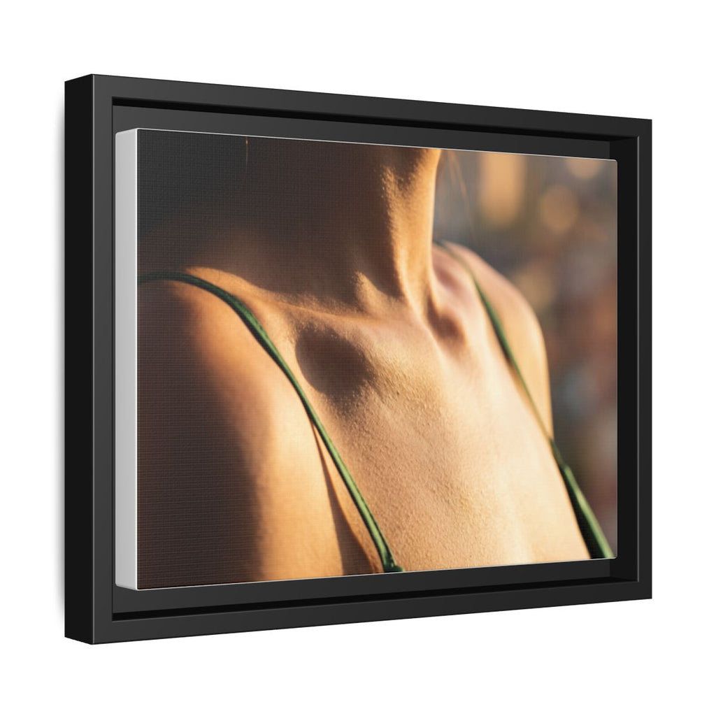 Matte Canvas Framed - Golden Hour Portrait — Black / 1.25"