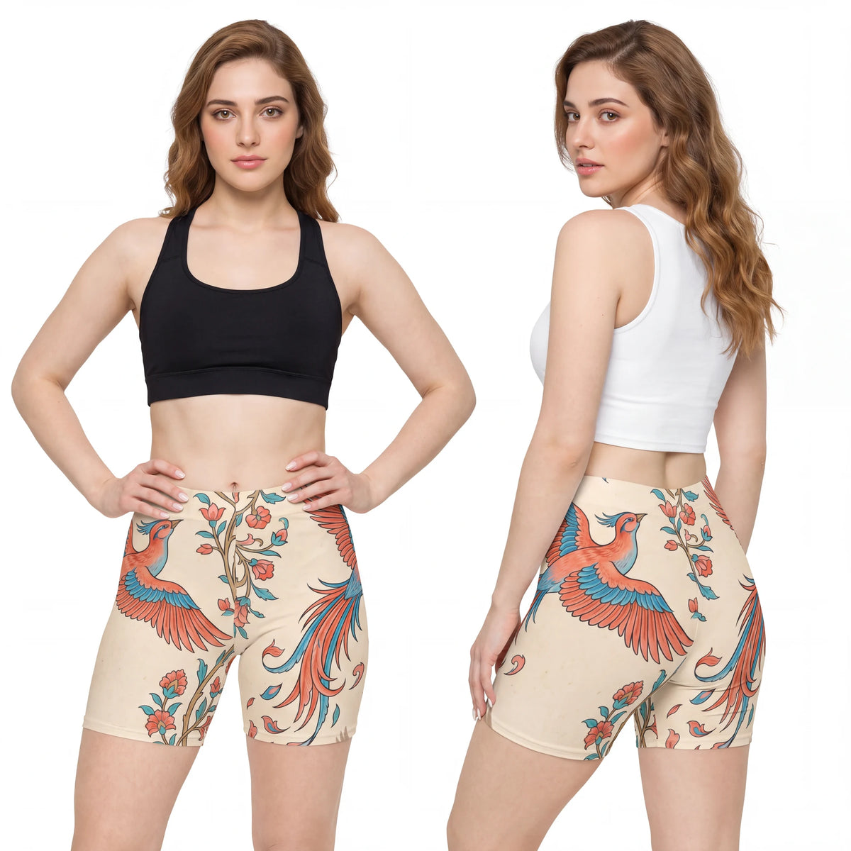 Persian Phoenix Women's Biker Shorts
