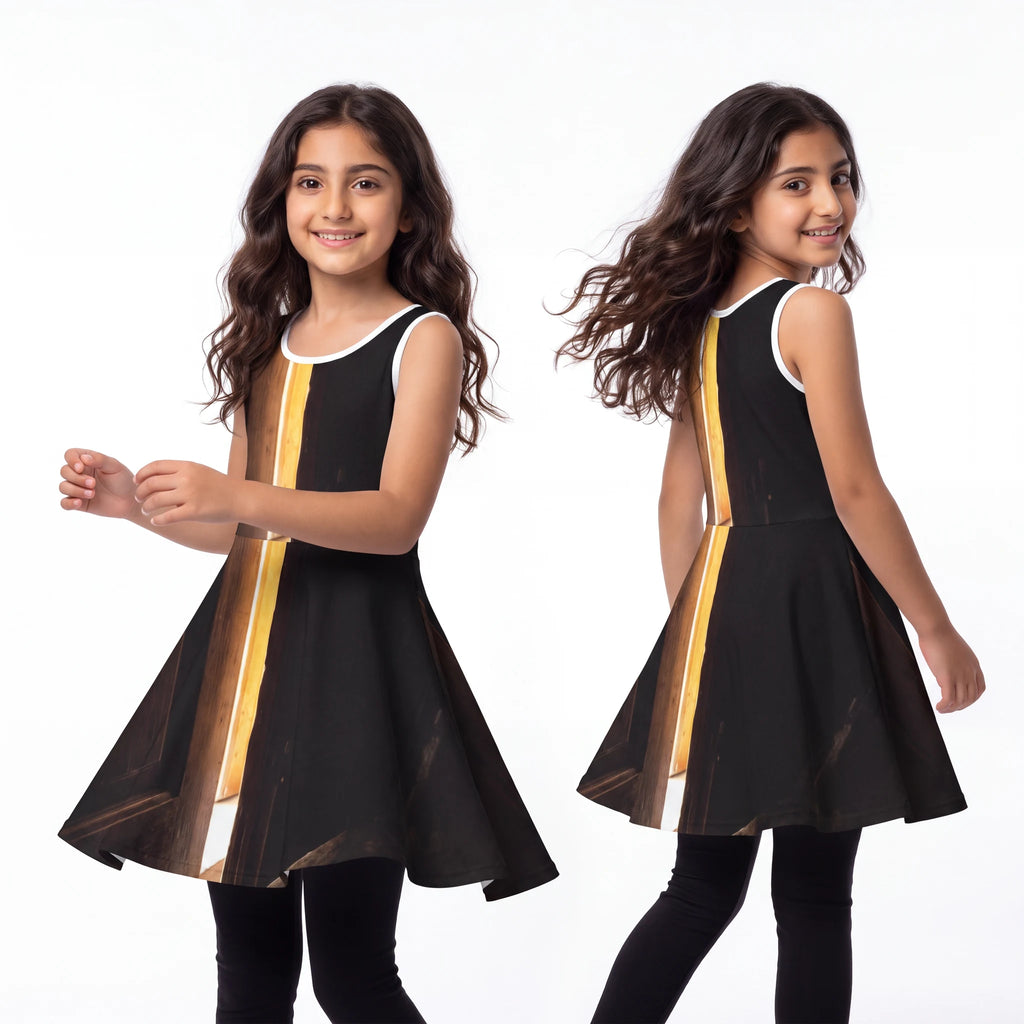 Girls' Sleeveless Sundress Antique Key Art