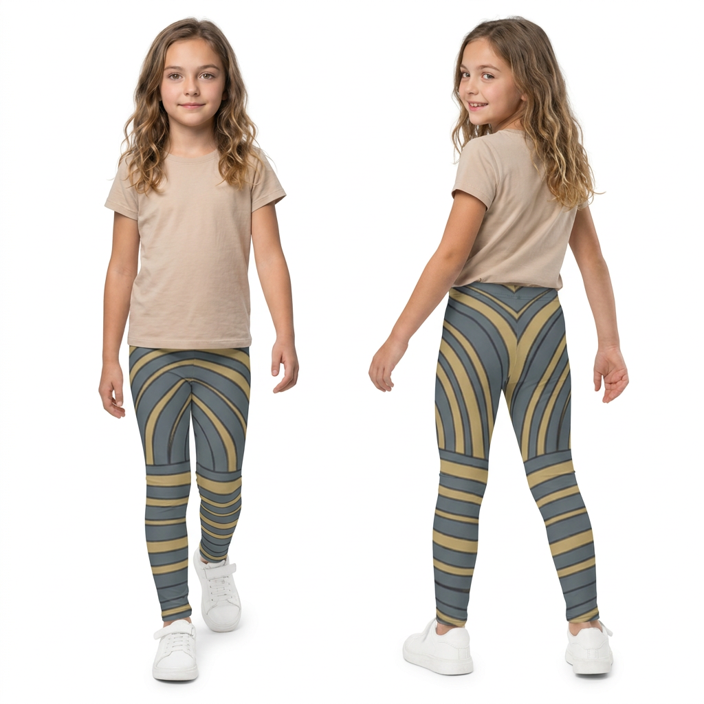 Geometric Archway Kids Leggings
