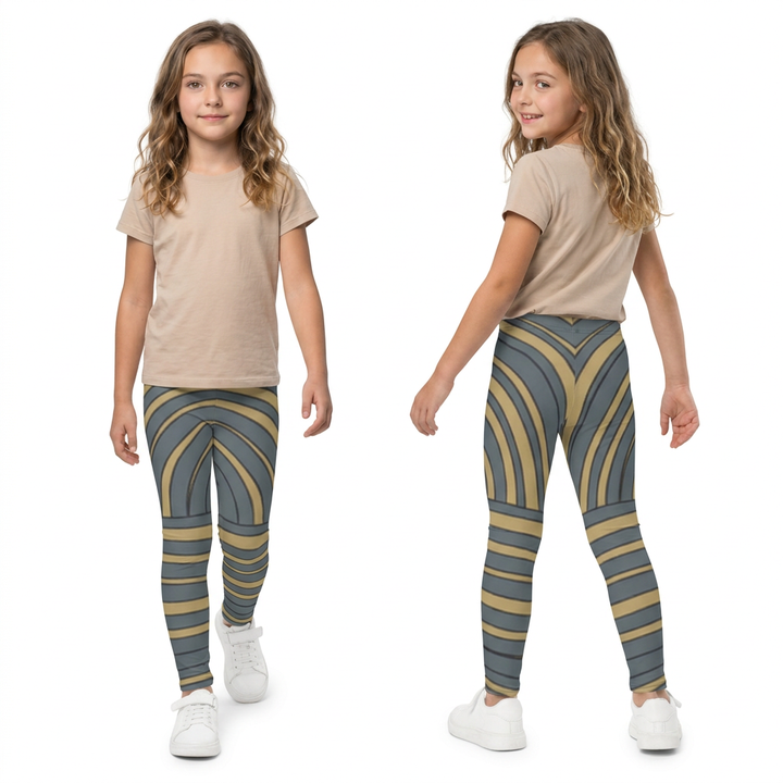 Kids Leggings - Infinite Geometric Arches