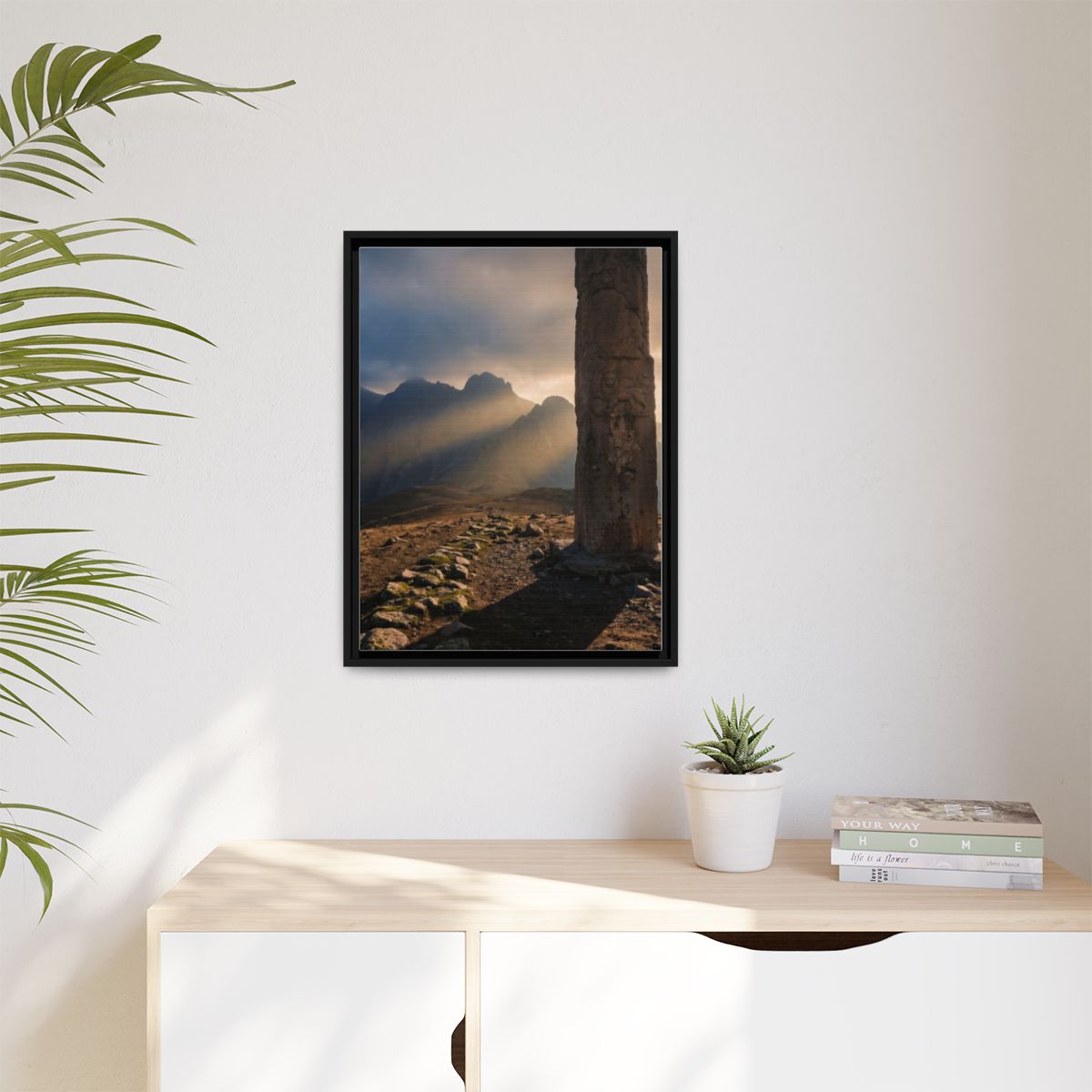 Matte Canvas, Framed - Mystic Monolith Ancient Persian... |...