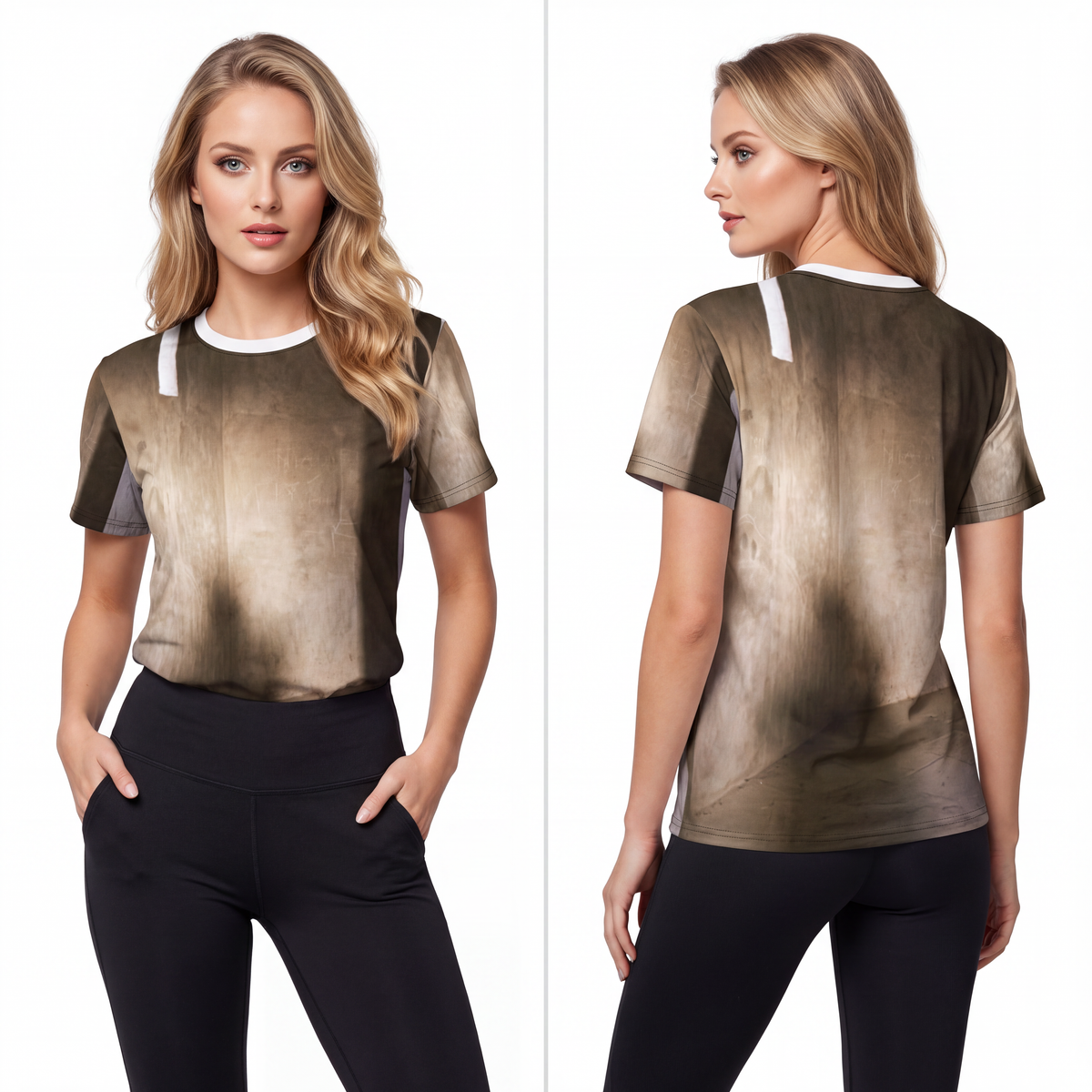 Unisex Cut & Sew Tee - Shadows of the Citadel moody... |...