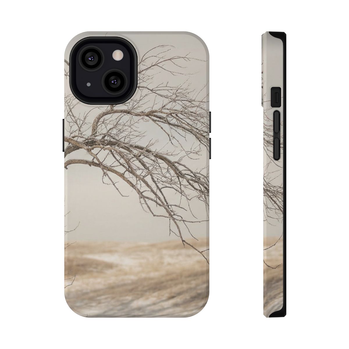 Impact-Resistant Cases - Tough Phone Case - Winter Tree Vibe— sizes part 1/2