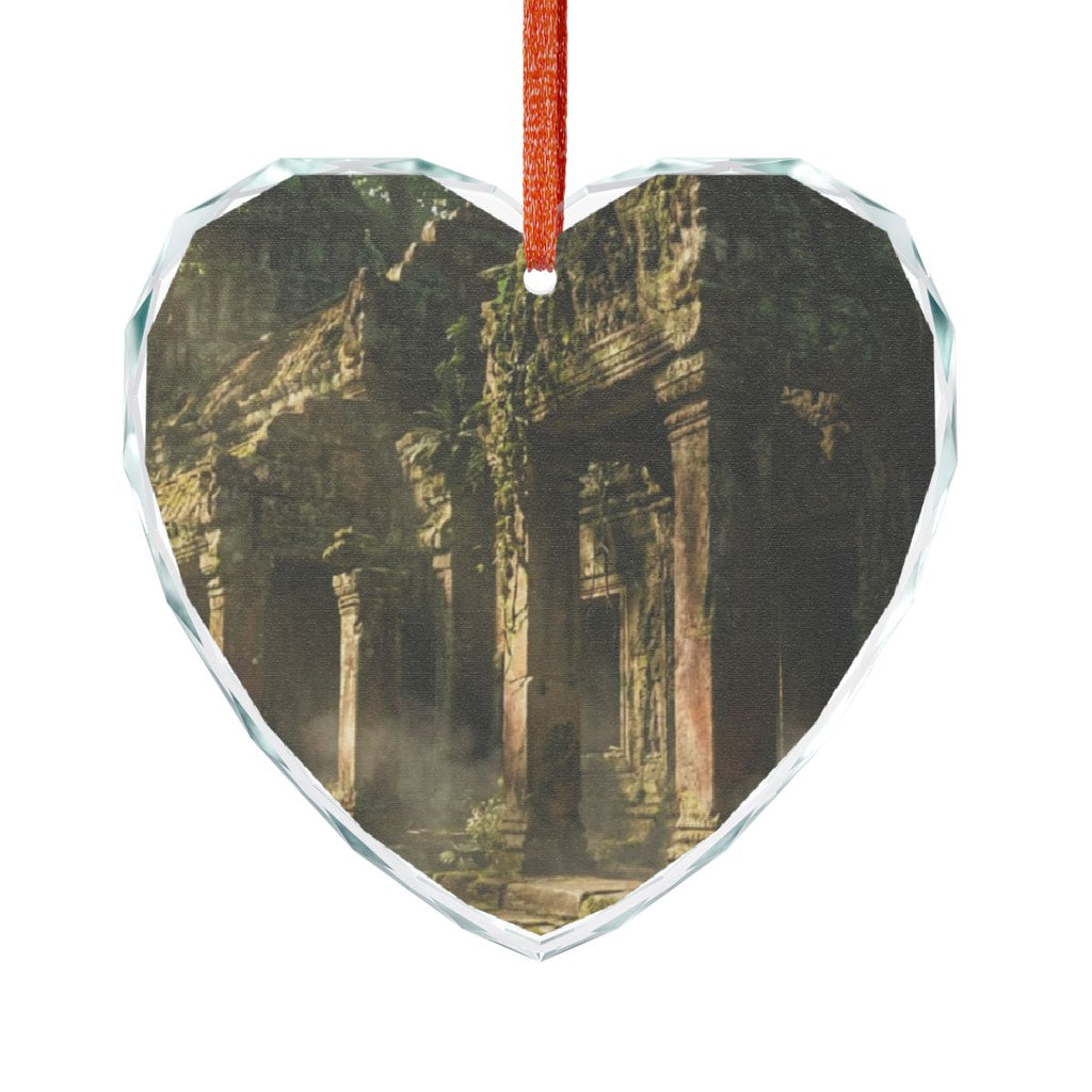 Crystal Glass Ornament - Ancient Portal | Echovira Gallery