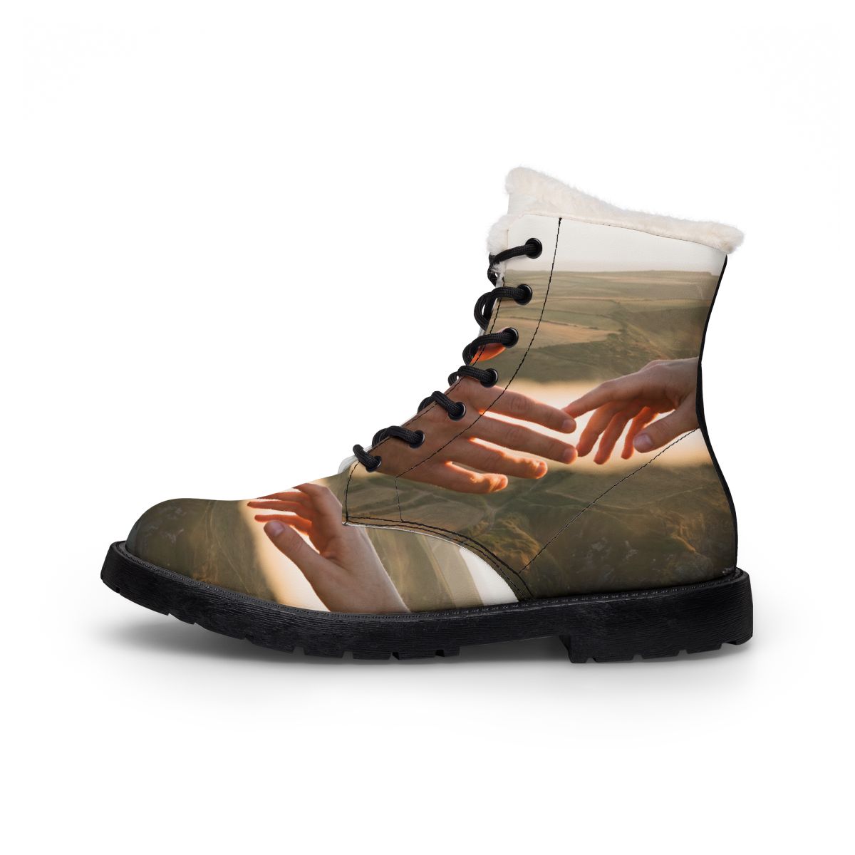 Men's Fur and Leather Boots - The Infinite Touch | Ethereal...