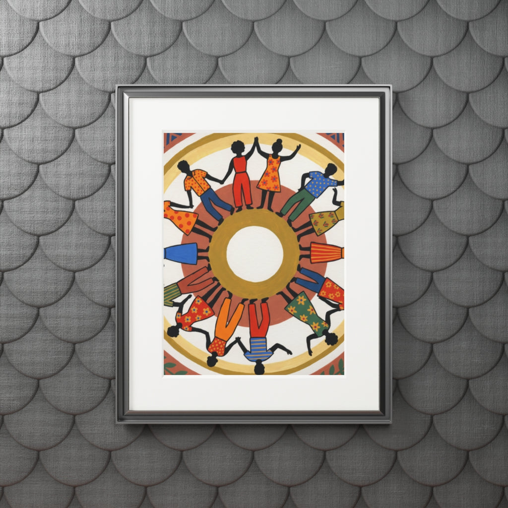 Fine Art Prints Frame - Unity Mandala Folk Art (11×14 &... |...