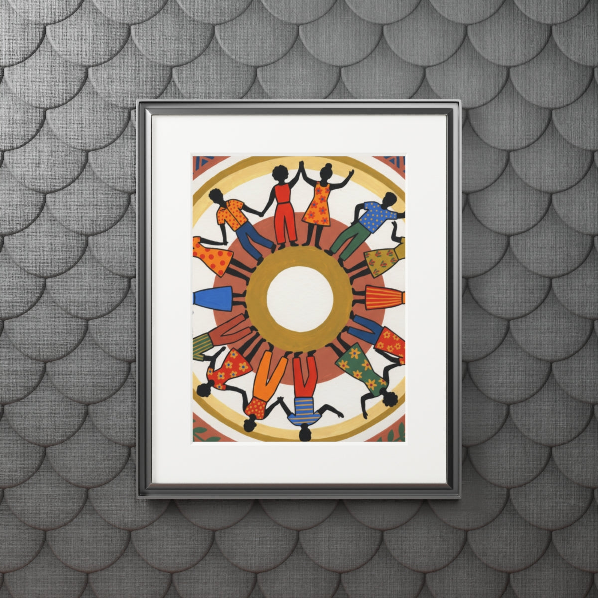 Fine Art Prints Frame - Unity Mandala Folk Art (11×14 &... |...