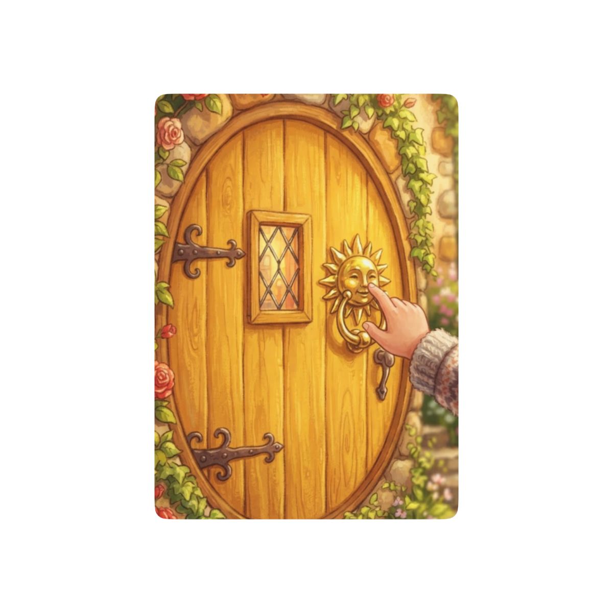 Poker Playing Cards - Storybook Cottage Door | Echovira...