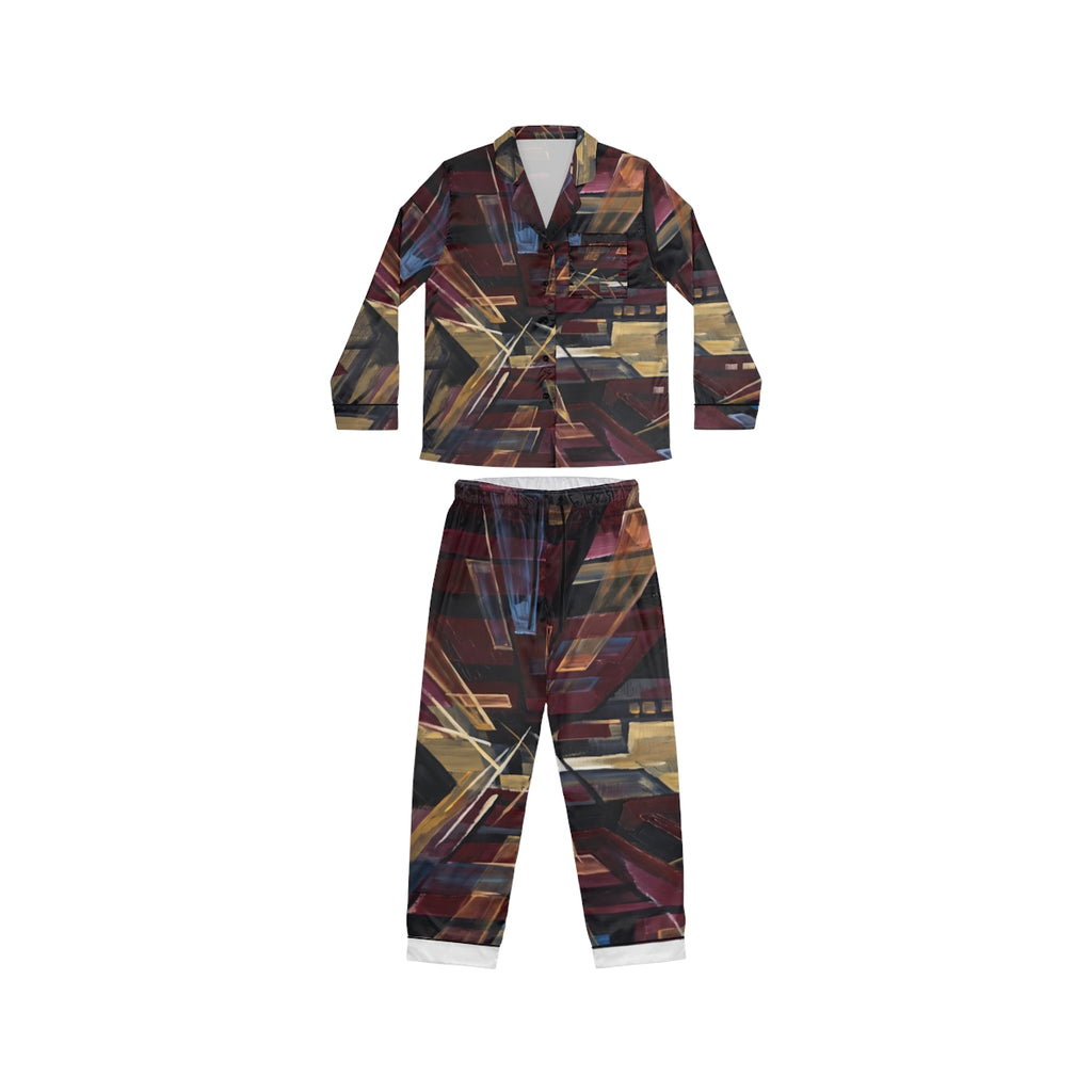 Women's Satin Pajamas - Urban Luxury | Echovira Gallery