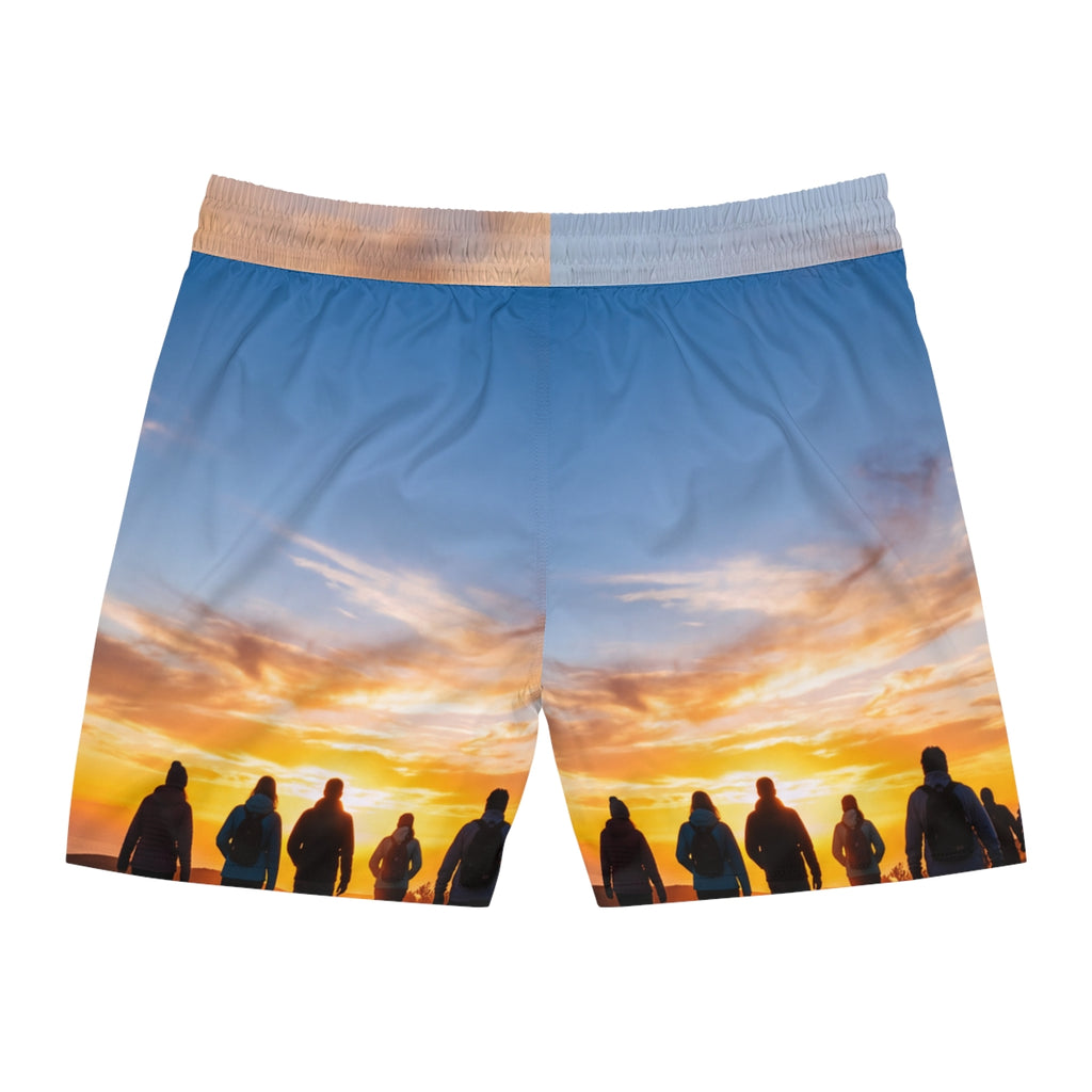 Men's Swim Shorts - Sunset