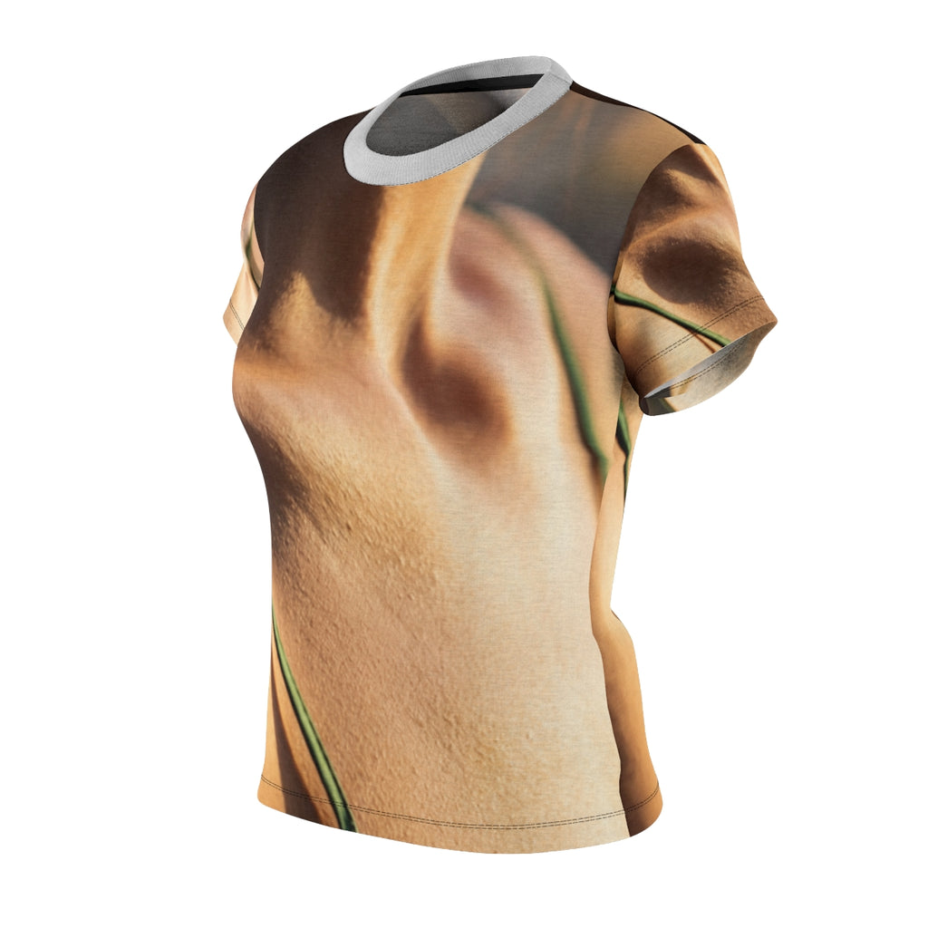 Golden Hour Women's Cut Tee - Emerald Sunset | Echovira...