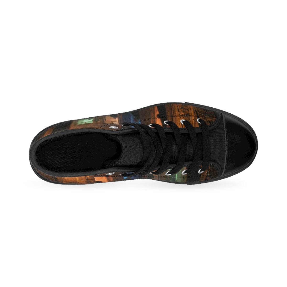 Women's Classic Sneakers - Shadowed Alleyway Mystery Art......
