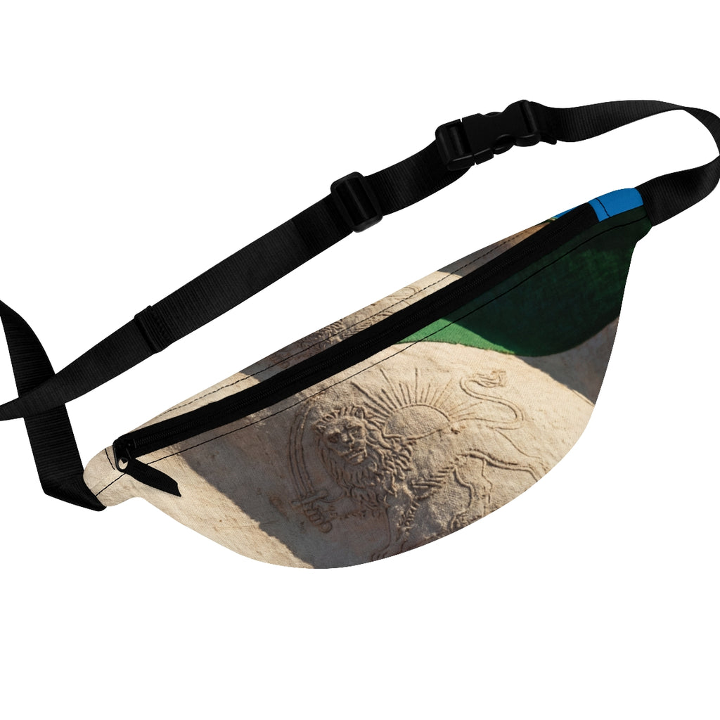 Fanny Pack - Vintage Persian Lion and Sun Flag Art |...