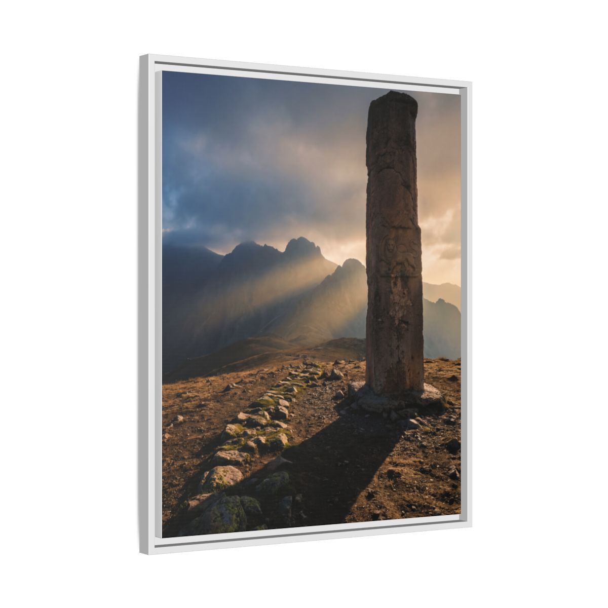 Framed Matte Canvas - Sun Peak