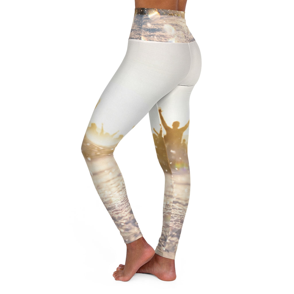 Golden Hour Crowd High Waisted Yoga Leggings