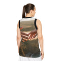 Unisex Basketball Jersey - The Infinite Touch | Ethereal......