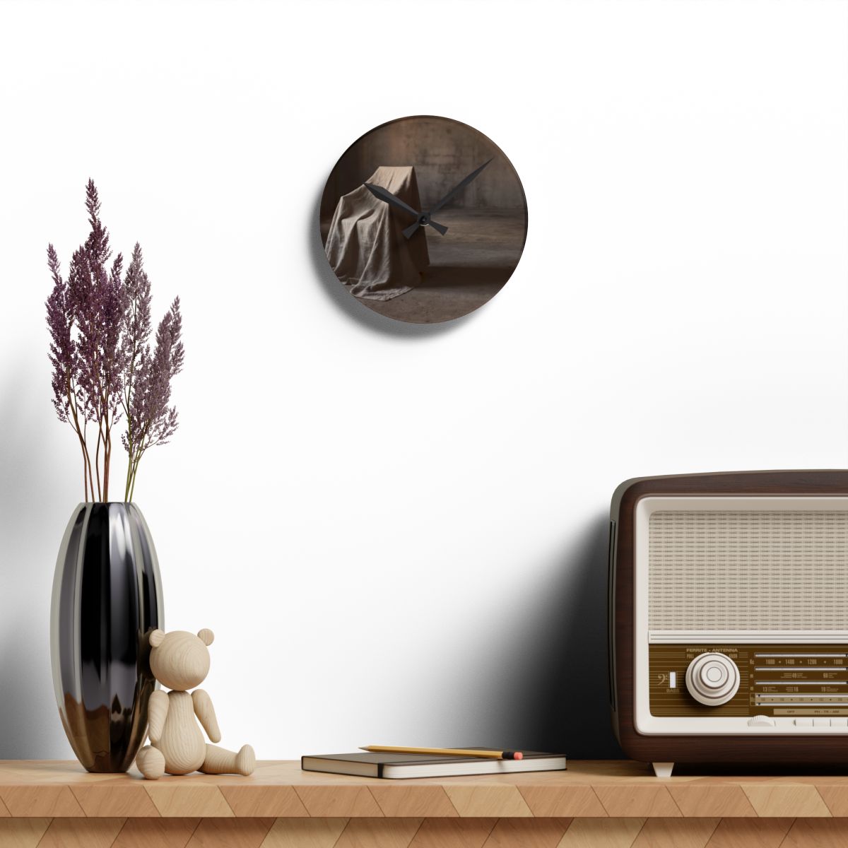 Acrylic Wall Clock - Minimalist Timepiece