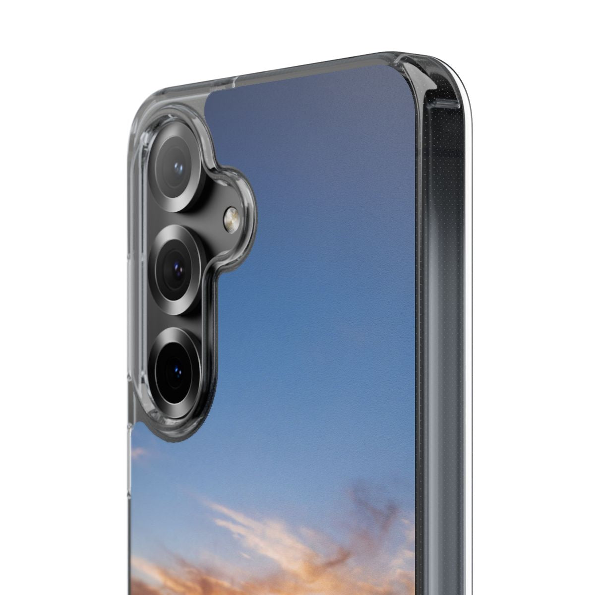 Clear Impact-Resistant Cases - Clear Phone Case - Sunset...