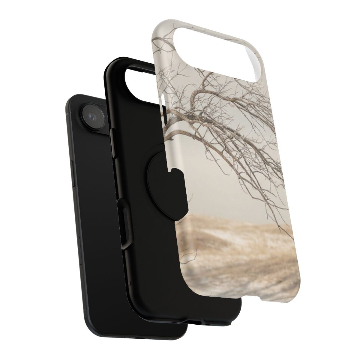 Impact-Resistant Cases - Tough Phone Case - Winter Tree Vibe— sizes part 1/2