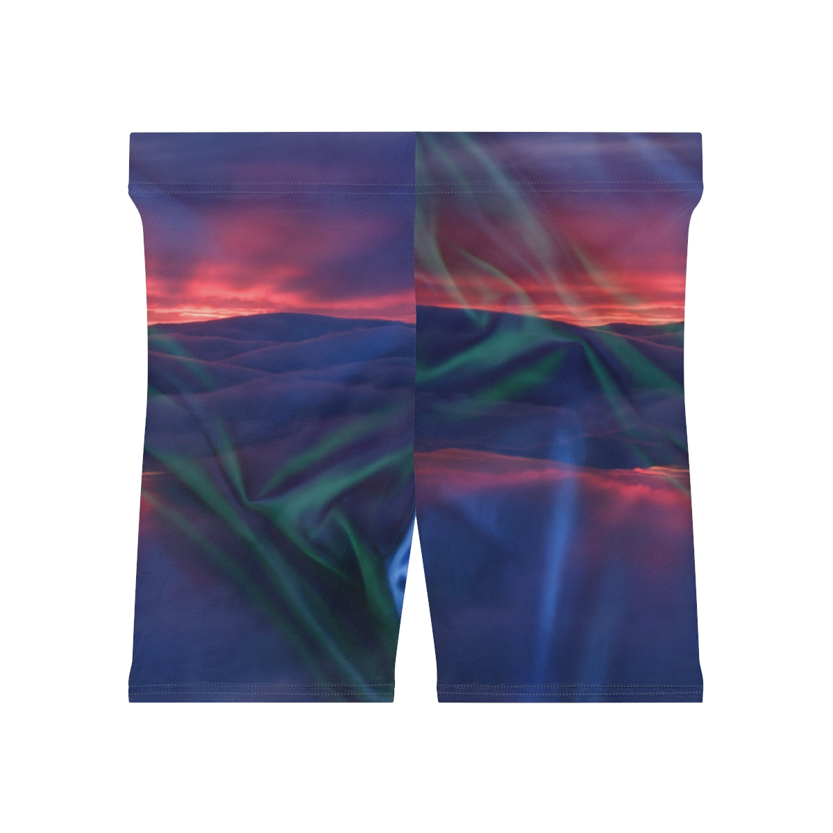 Women's Biker Shorts - Silk Horizon | Echovira Gallery