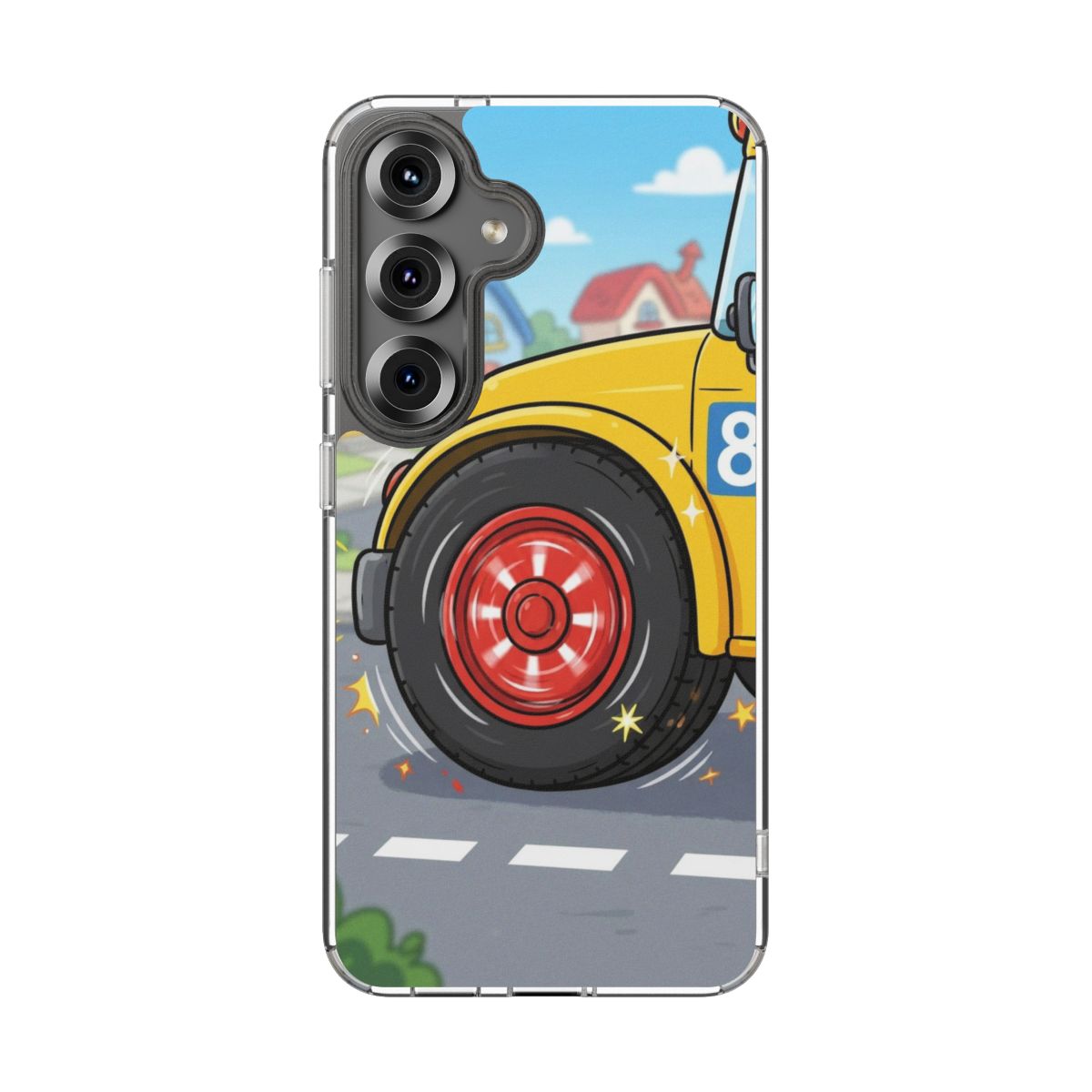 Clear Impact-Resistant Cases - Cartoon Bus | Echovira...