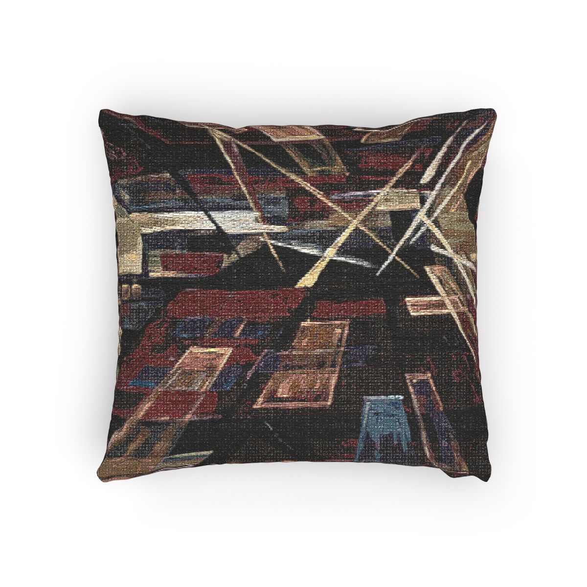 Woven Pillow - Urban Perspective | Echovira Gallery