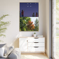 Matte Canvas, Framed - Stardust & Forest Discovery — Natural...