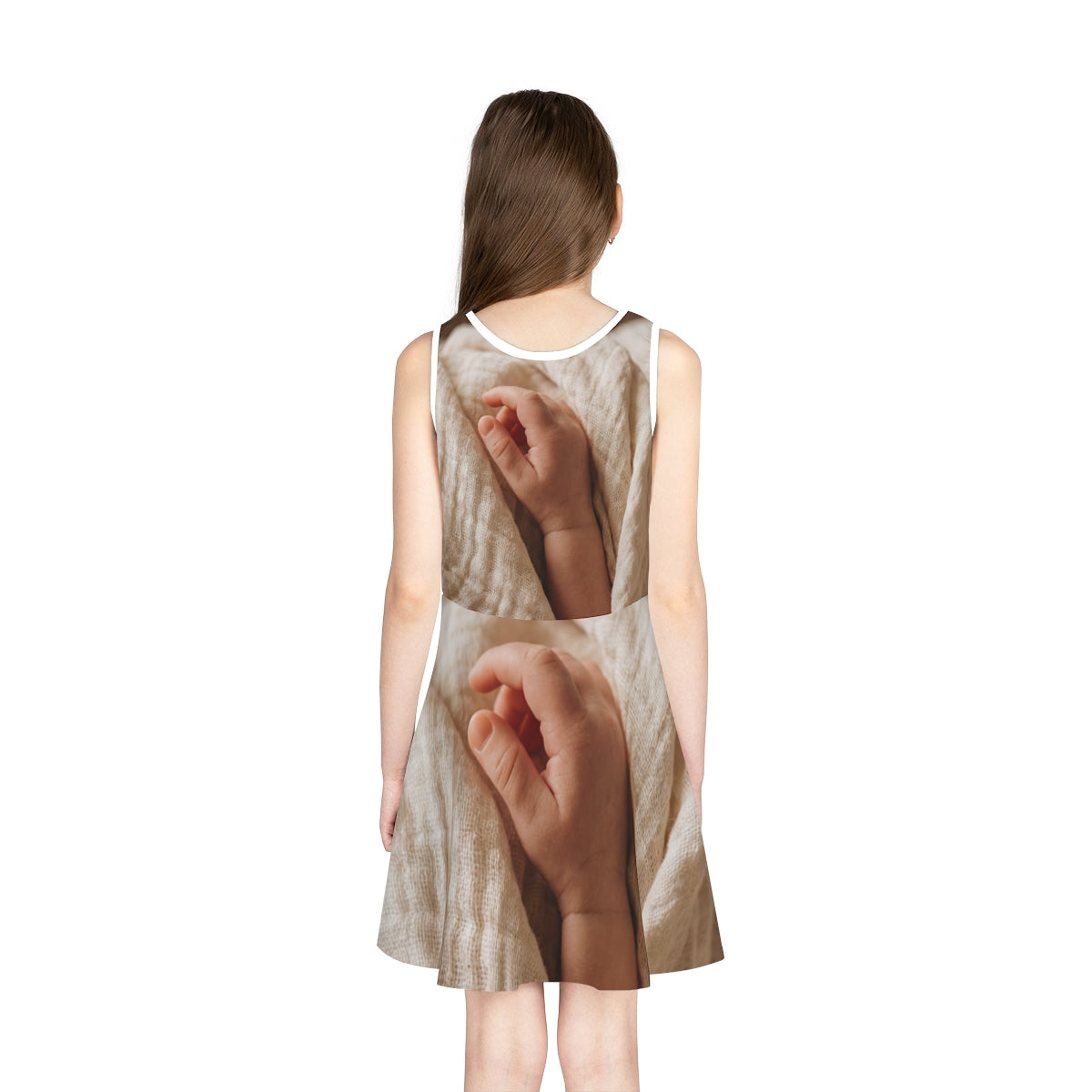 Girls' Sundress - Soft Boho Neutrals