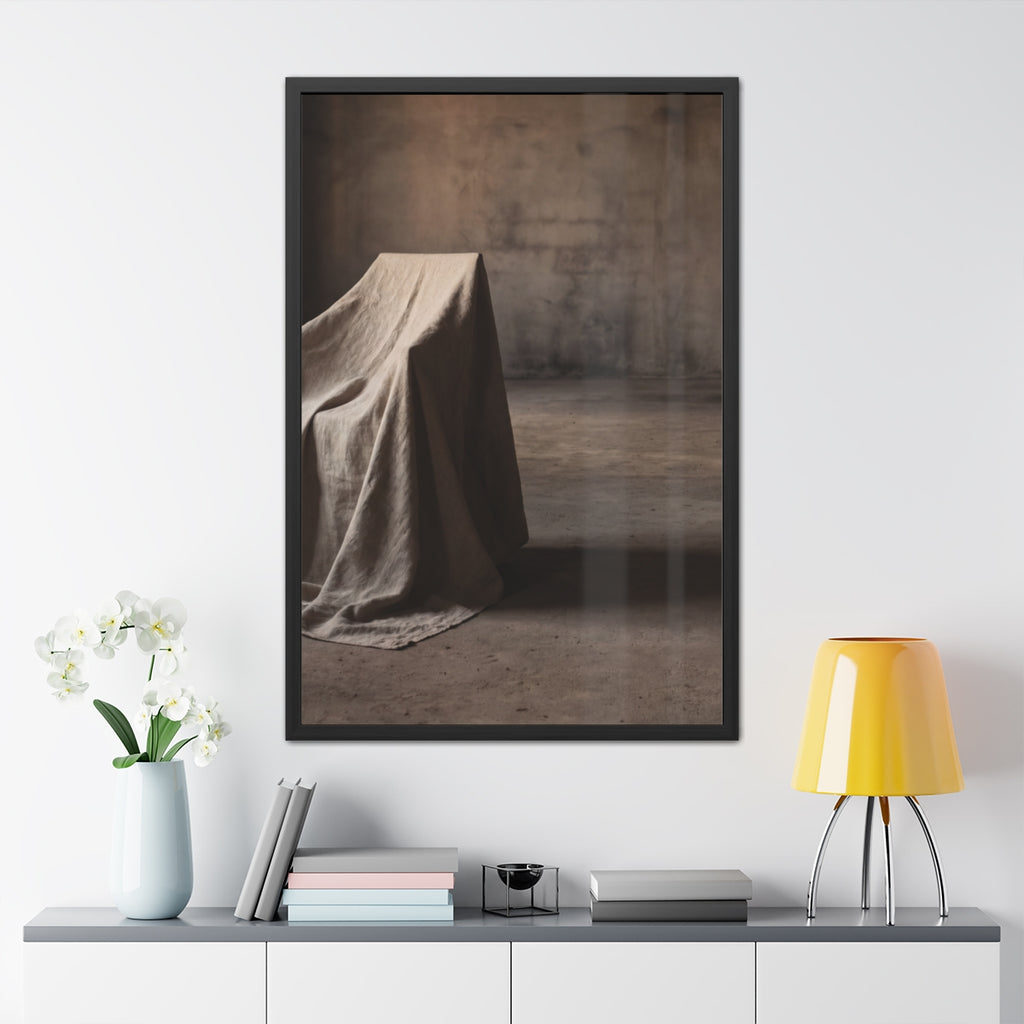 Framed Posters - The Covered Chair Moody Fine Art... |...