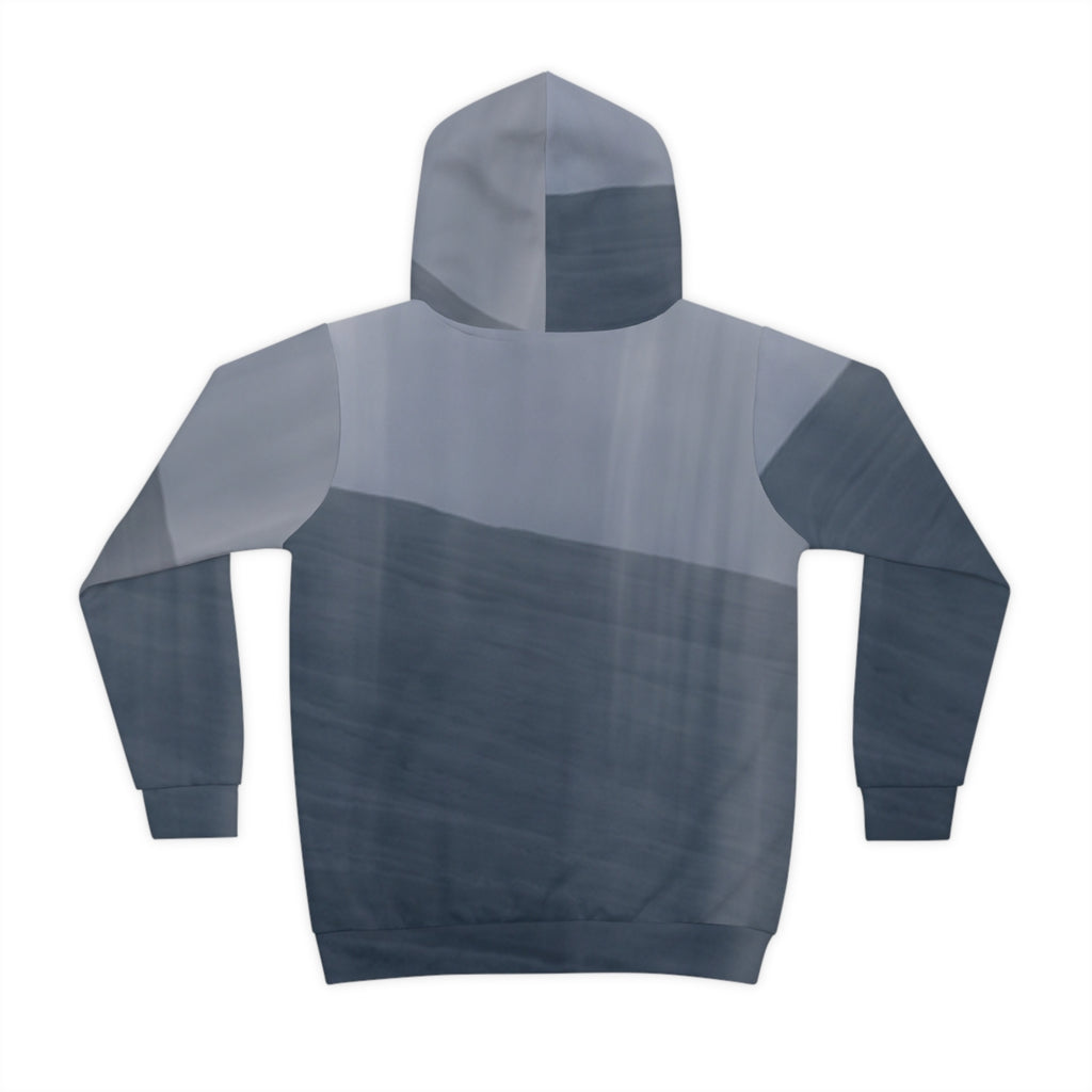 Children's Hoodie with Misty Moorland Landscape