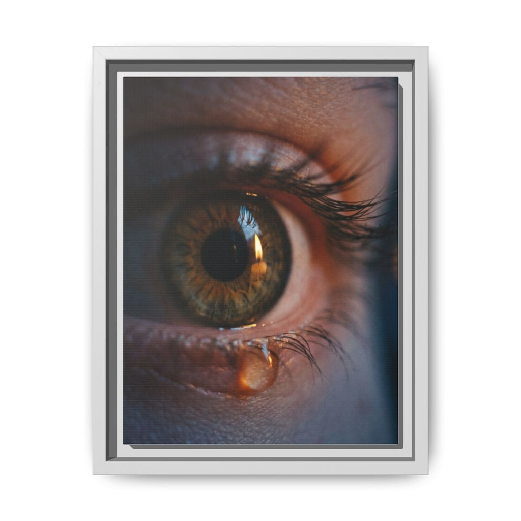 Matte Canvas, Framed - Luminous Tear