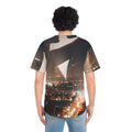 Men's Baseball Jersey - Midnight City Skyline | Echovira...