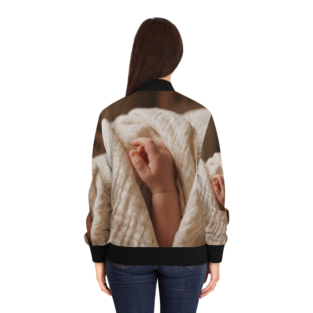 Women's Bomber - Elegant Neutral