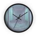 Wall Clock - Liminal Corridor Fog Art Print | Echovira...