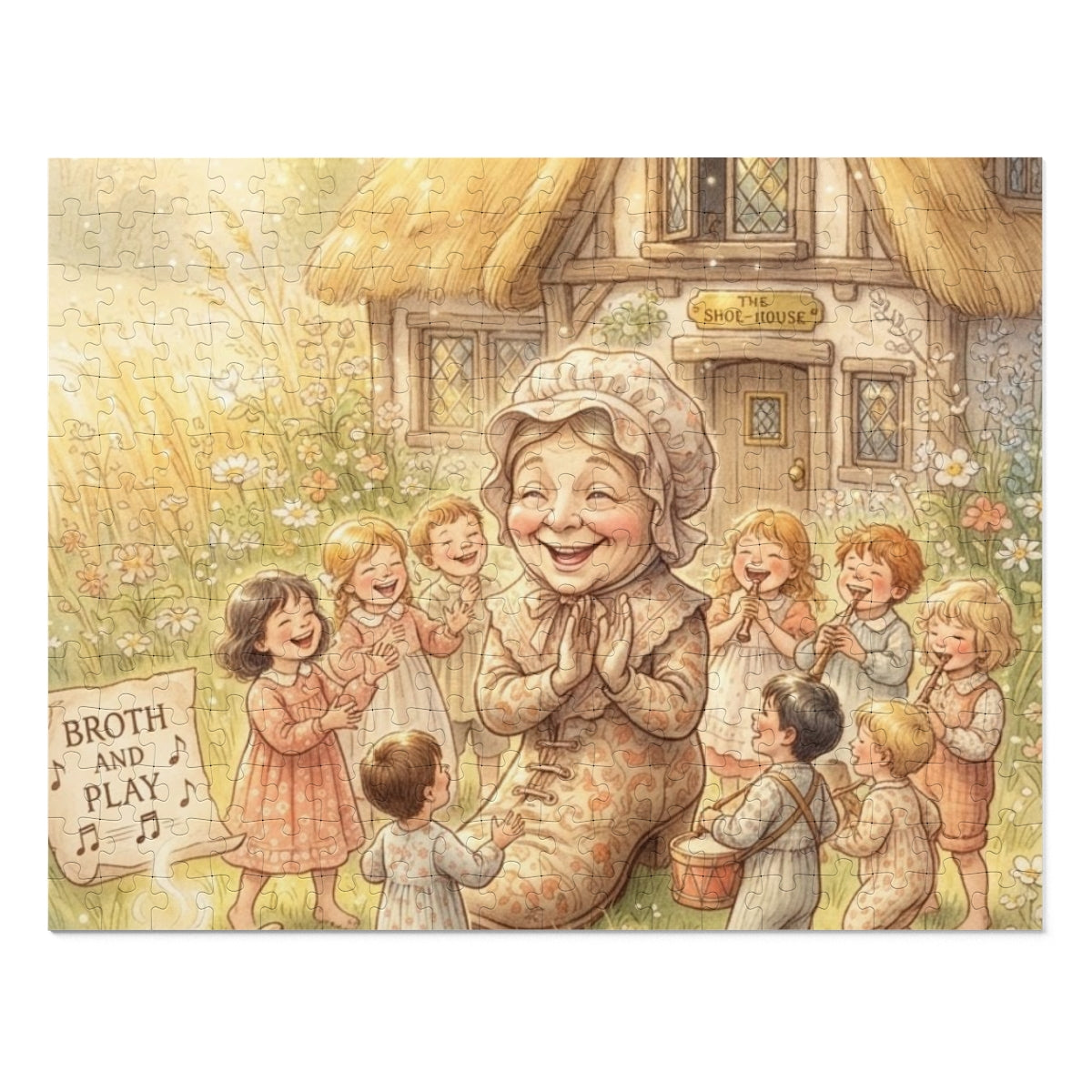 Jigsaw Puzzle with Tin - Fairytale Shoe House (30, 110, 252...