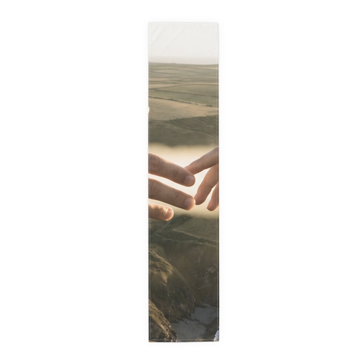 Table Runner - The Infinite Touch | Ethereal Coastal Art |...