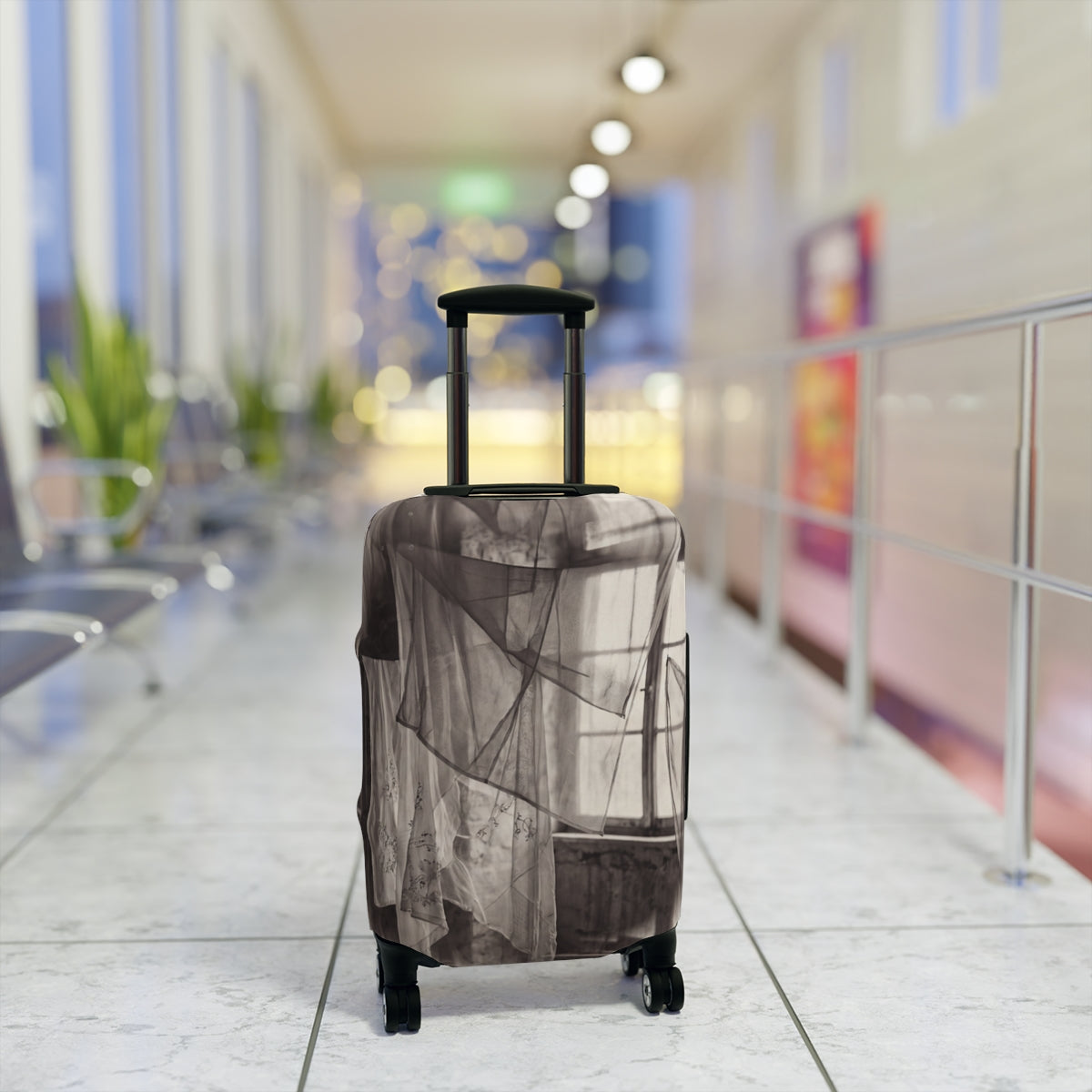 Luggage Cover - Spectral Veils | Echovira Gallery