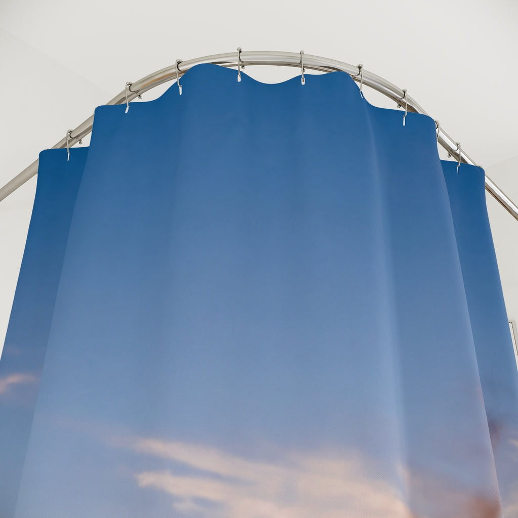 Shower Curtain - Golden Hiker Dawn