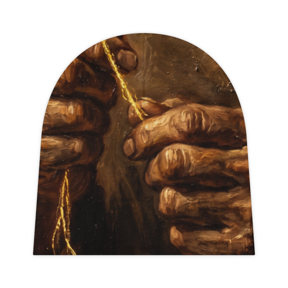 Golden Threads of Destiny Baby Beanie