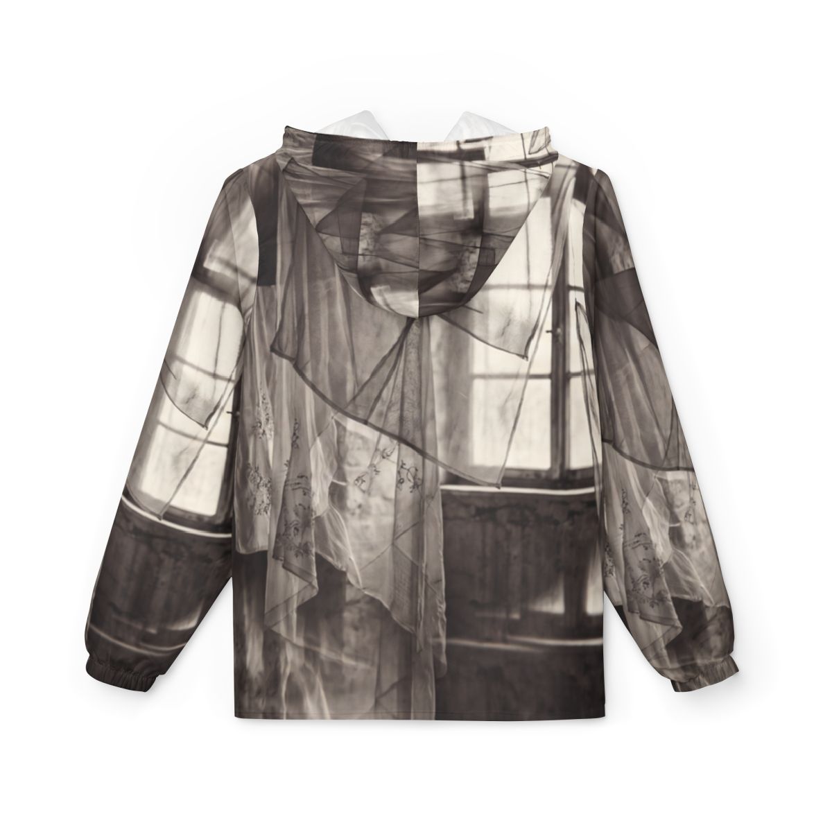 Unisex Windbreaker Jacket - Spectral Veils | Echovira...