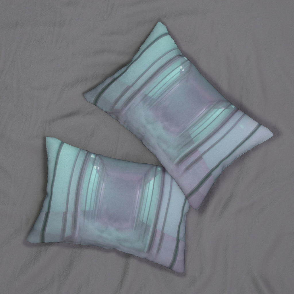 Lumbar Pillow - Misty Corridor Cozy Support | Echovira...