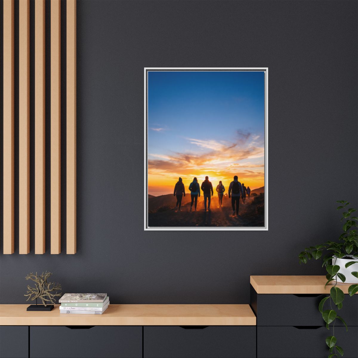 Matte Canvas, Framed - Epic Dawn Trek