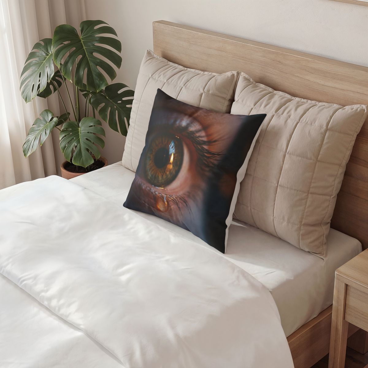 Poly Velvet Pillow - Cinematic Eye