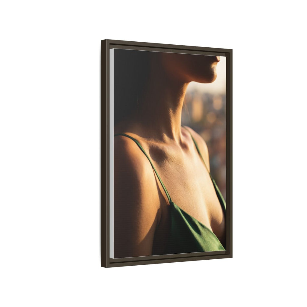 Framed Matte Canvas - Sunlit Muse